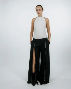 Slit pants
